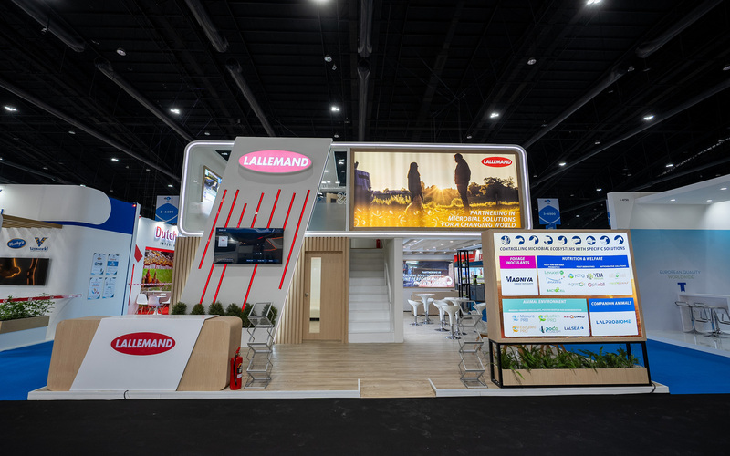 Agriculture exhibition stand at VIV Asia Bangkok