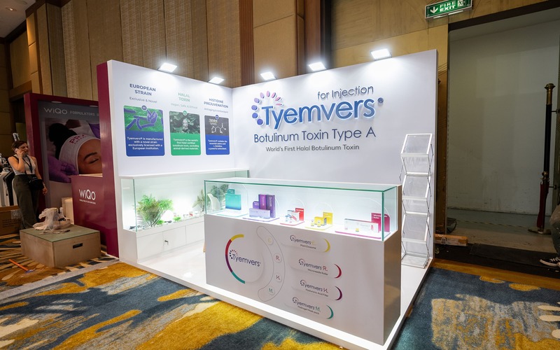 Medical and beauty exhibition stand at IMCAS Asia Bangkok